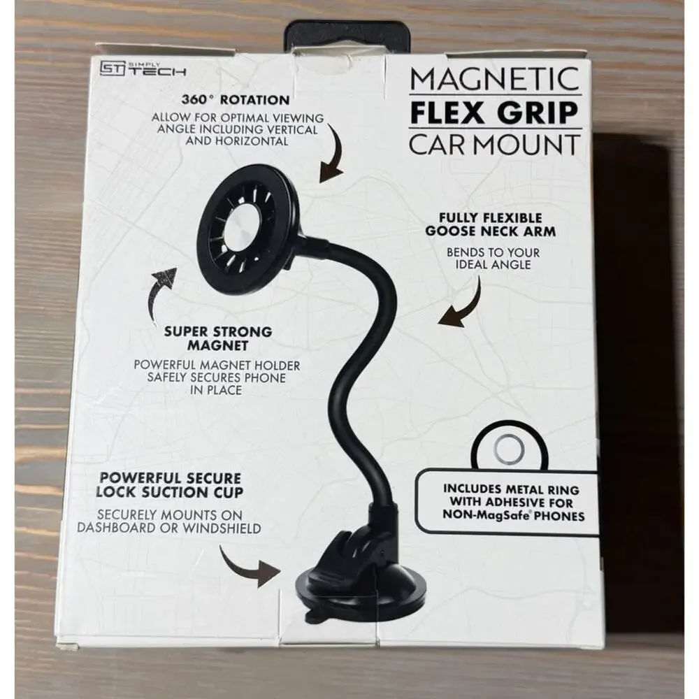 Simply Tech Magnetic Flex Grip Cell Phone Car Mount